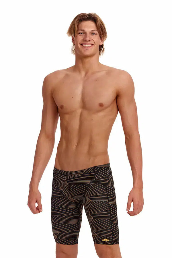 Funky Trunks Training Jammer Gold Weaver Heren Funky Trunks Training Jammer Gold Weaver Heren