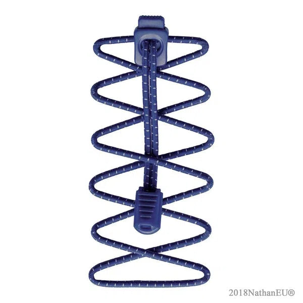 Nathan Run Laces Donker Blauw elastische veters