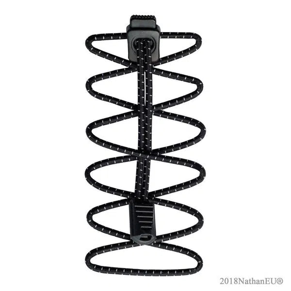 Nathan Run Laces Zwart elastische veters