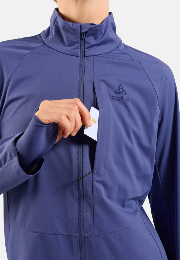 Odlo Jacket ZEROWEIGHT PRO WARM Running & Training Women - Skipper Blue