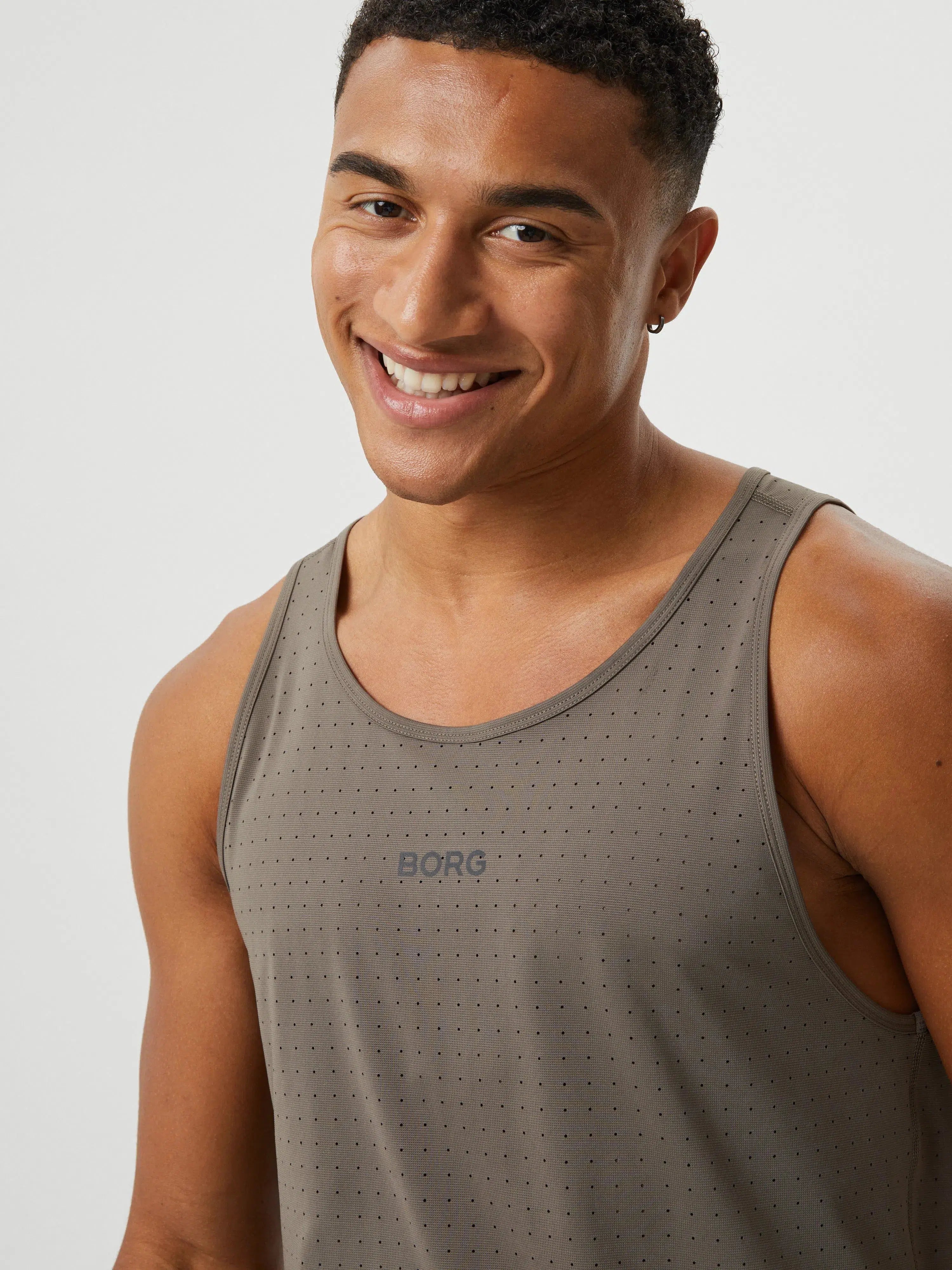 Bjorn Borg Perforated Training Singlet Heren