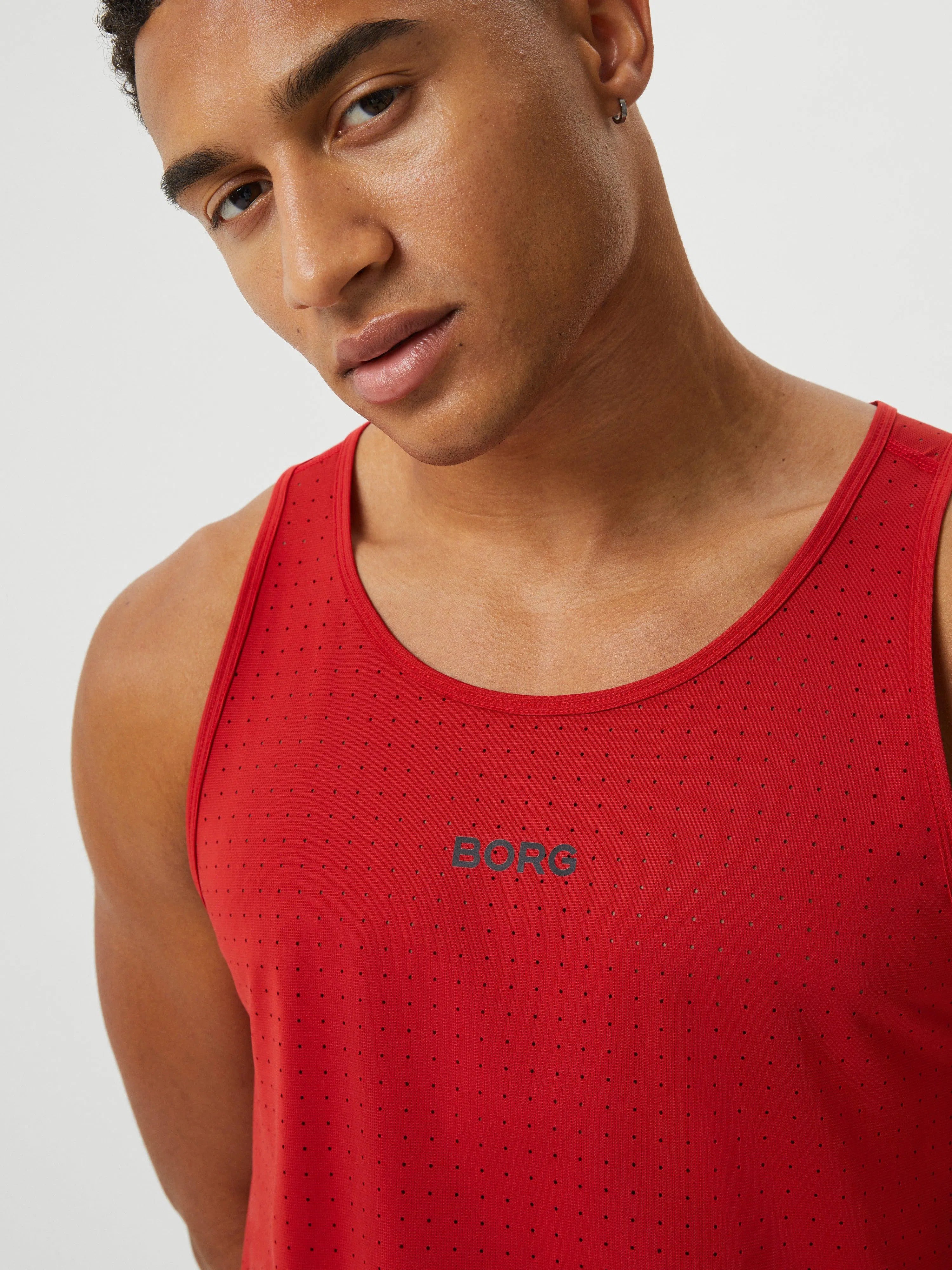 Bjorn Borg Perforated Training Singlet Heren