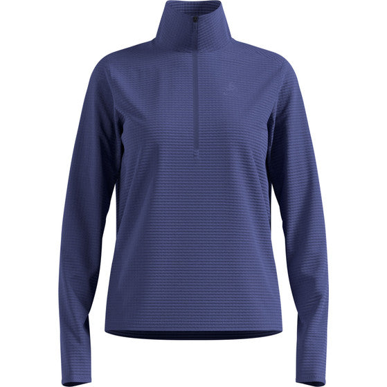 Odlo Mid layer 1/2 zip ESSENTIAL THERMAL Running & Training Women - Skipper Blue