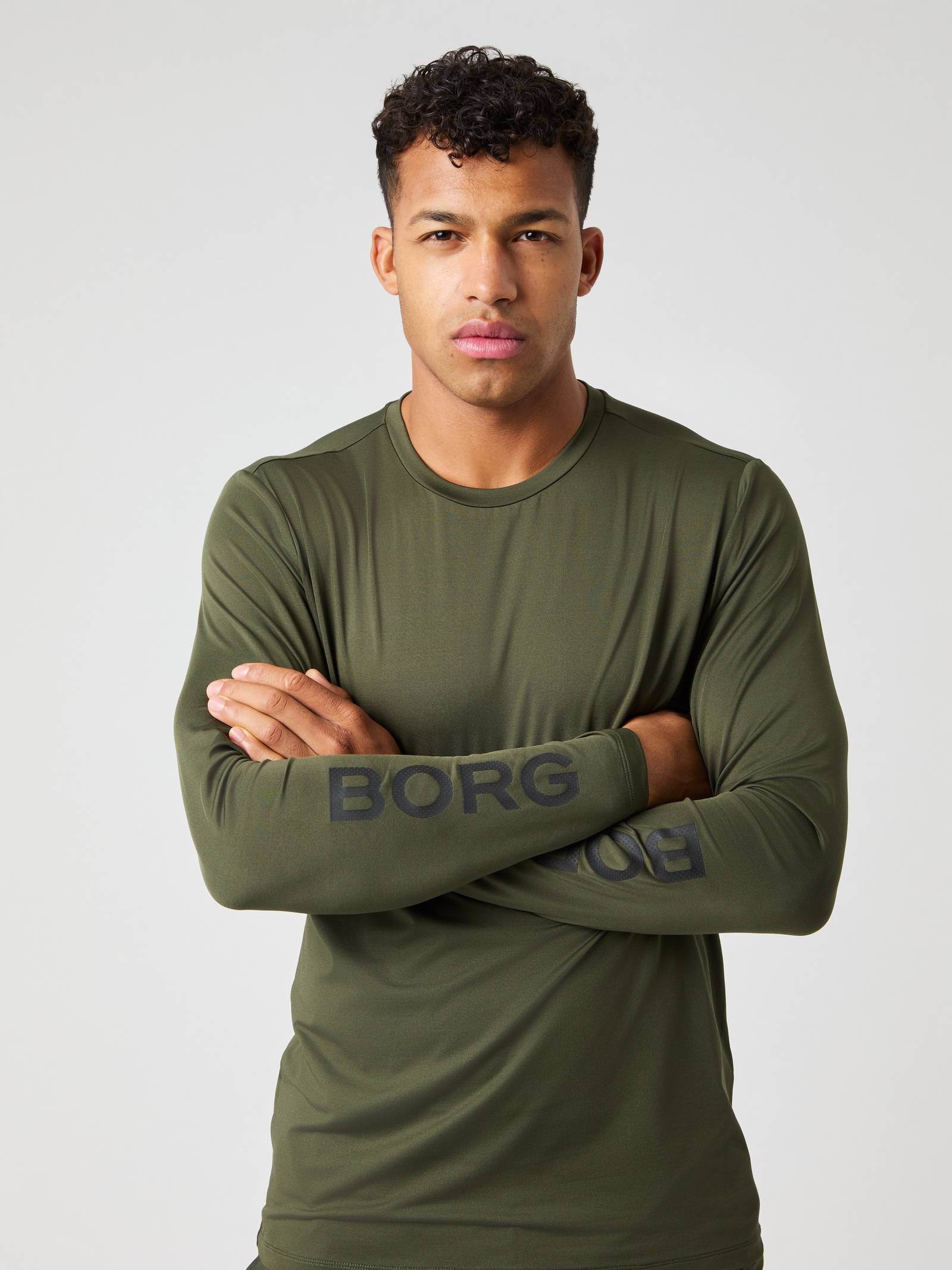 Borg Long Sleeve T-Shirt groen