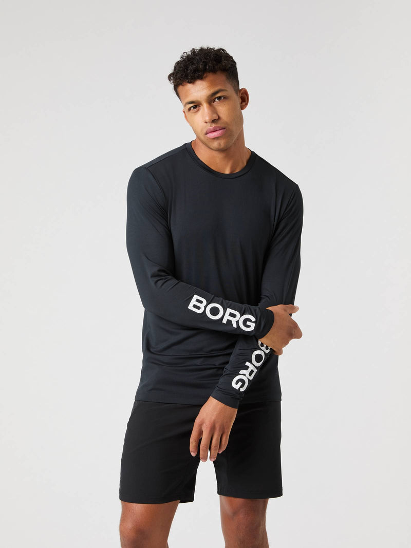 Borg Long Sleeve T-Shirt zwart