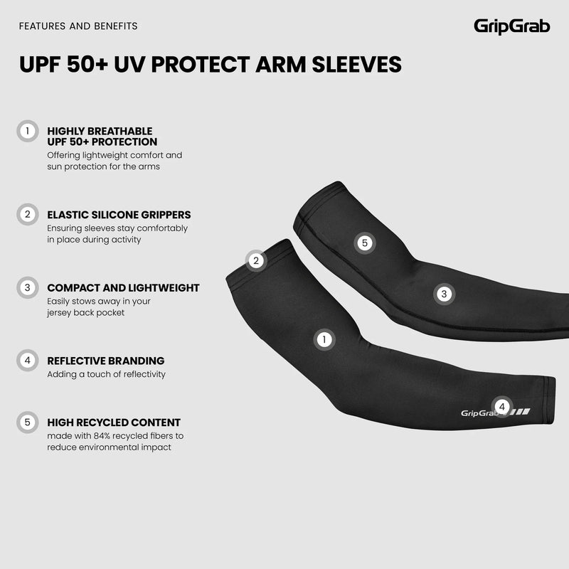 GripGrab UPF 50+ UV Protect Arm Sleeves