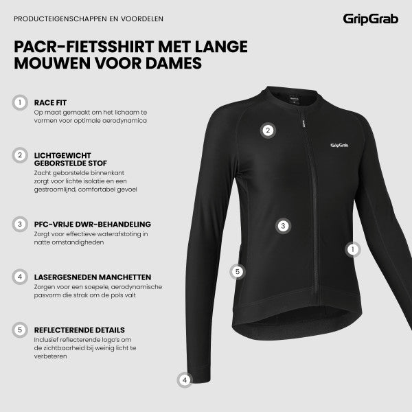 Gripgrab PACR Langarm-Radsporthemd für Männer
