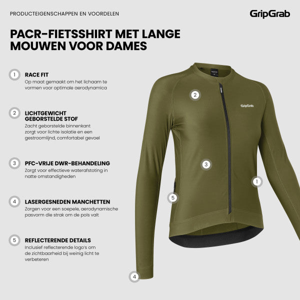 Gripgrab PACR Langarm-Radsporthemd für Männer