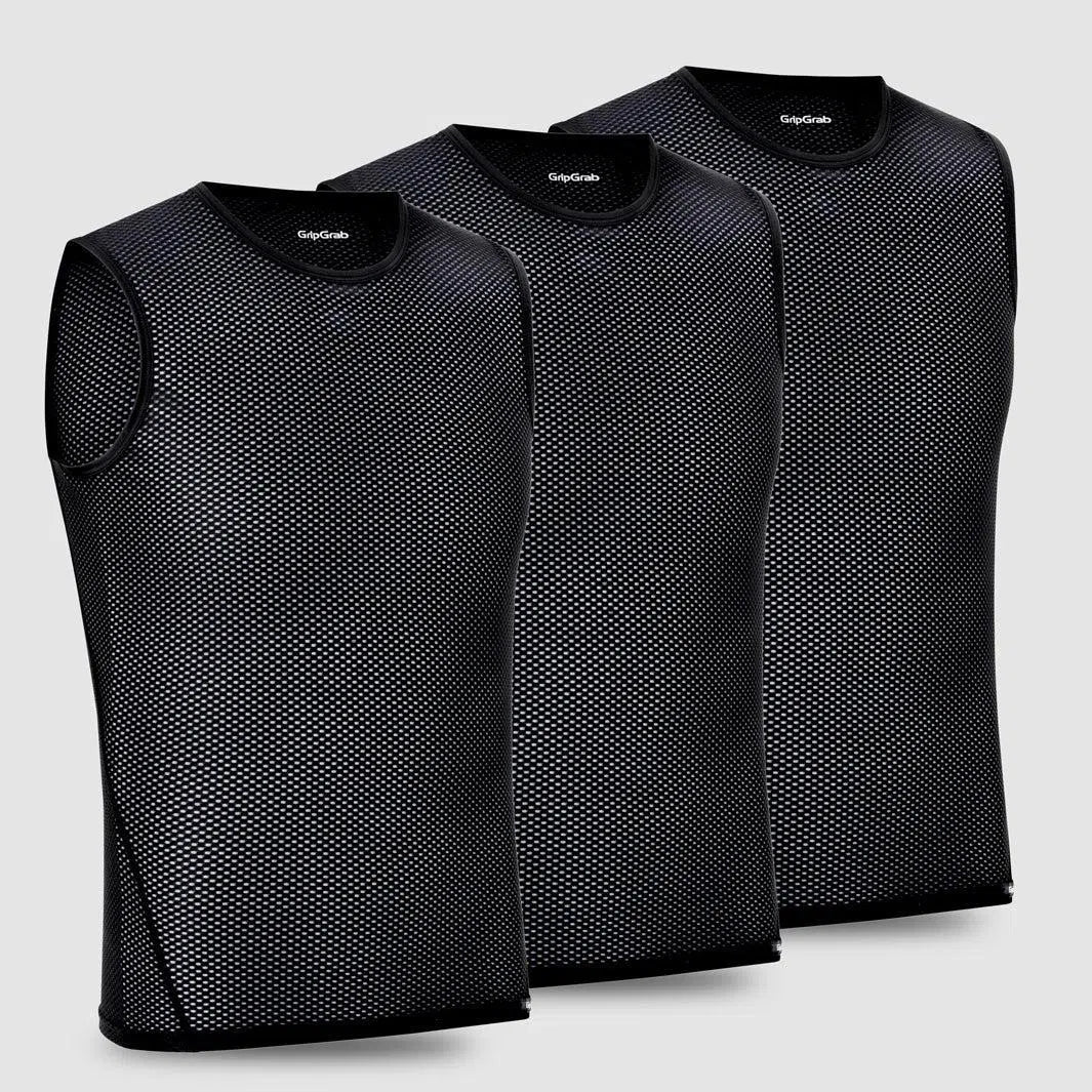 Gripgrab Ultralight Mesh Base Layer Mouwloos Heren - 3 pack