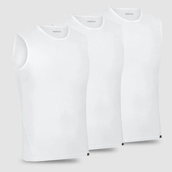 Gripgrab Ultralight Mesh Base Layer Mouwloos Heren - 3 pack