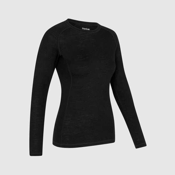 GripGrab Women's Merino Blend Thermal Long Sleeve Base Layer