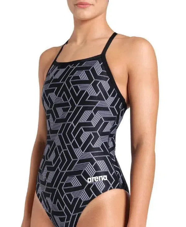 Arena Escape Swimsuit Lightdrop Back Badpak Dames