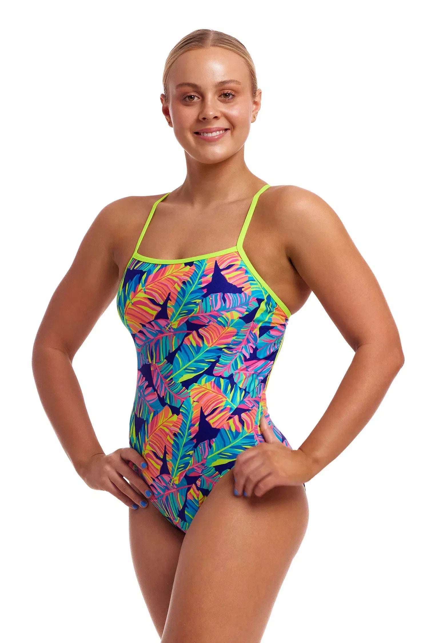 Funkita Single Strap One Piece Leaving Today Badpak Dames
