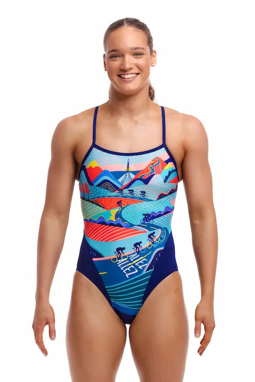 Funkita Single Strap One Piece Vive La Funky Badpak Dames