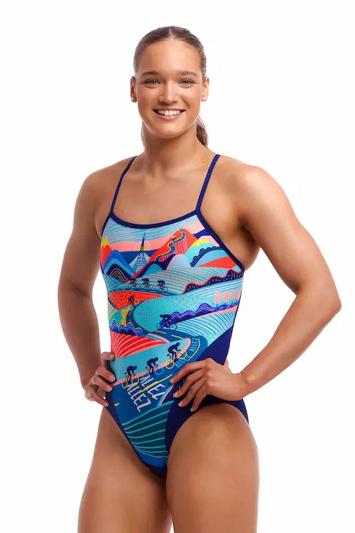 Funkita Single Strap One Piece Vive La Funky Badpak Dames