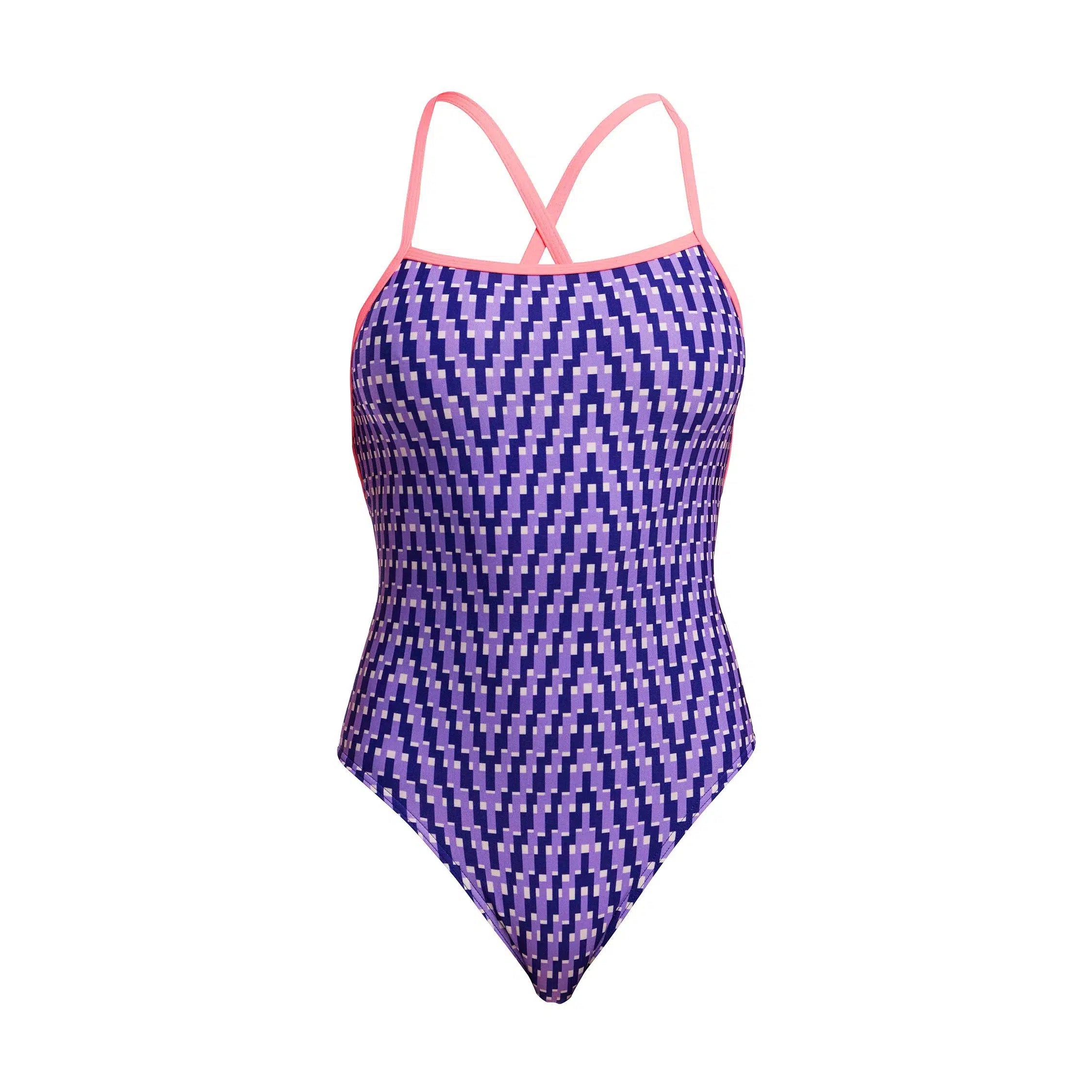 Funkita Strapped In One Piece Future Dusk Badpak Dames