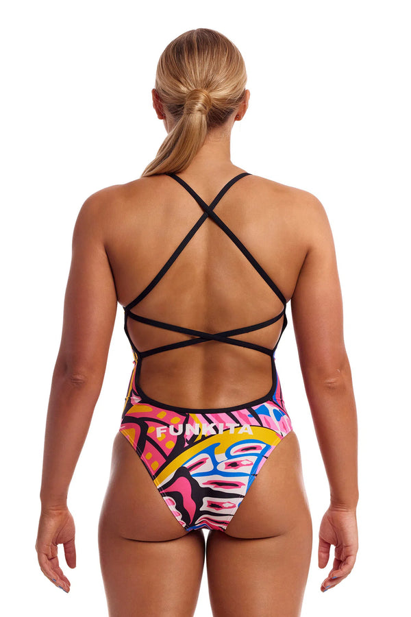 Funkita Single Strap One Piece Lover Flies Badpak Dames