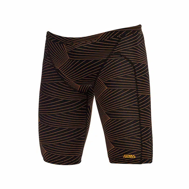Funky Trunks Training Jammer Gold Weaver Men's
