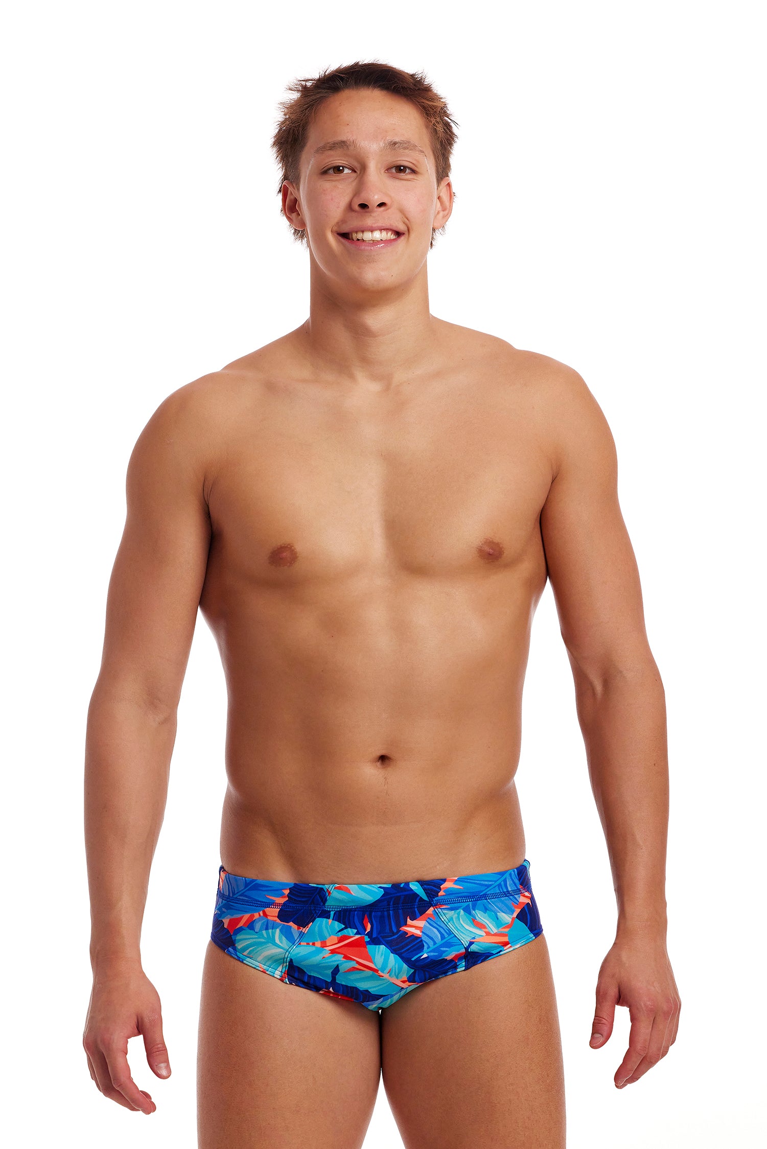 Funky Trunks Briefs Seamed Lotsa Leaves Zwembroek Heren