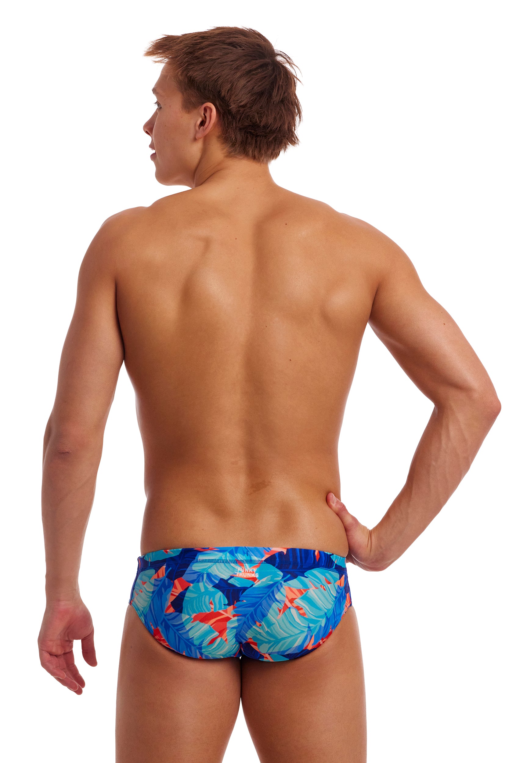 Funky Trunks Briefs Seamed Lotsa Leaves Zwembroek Heren