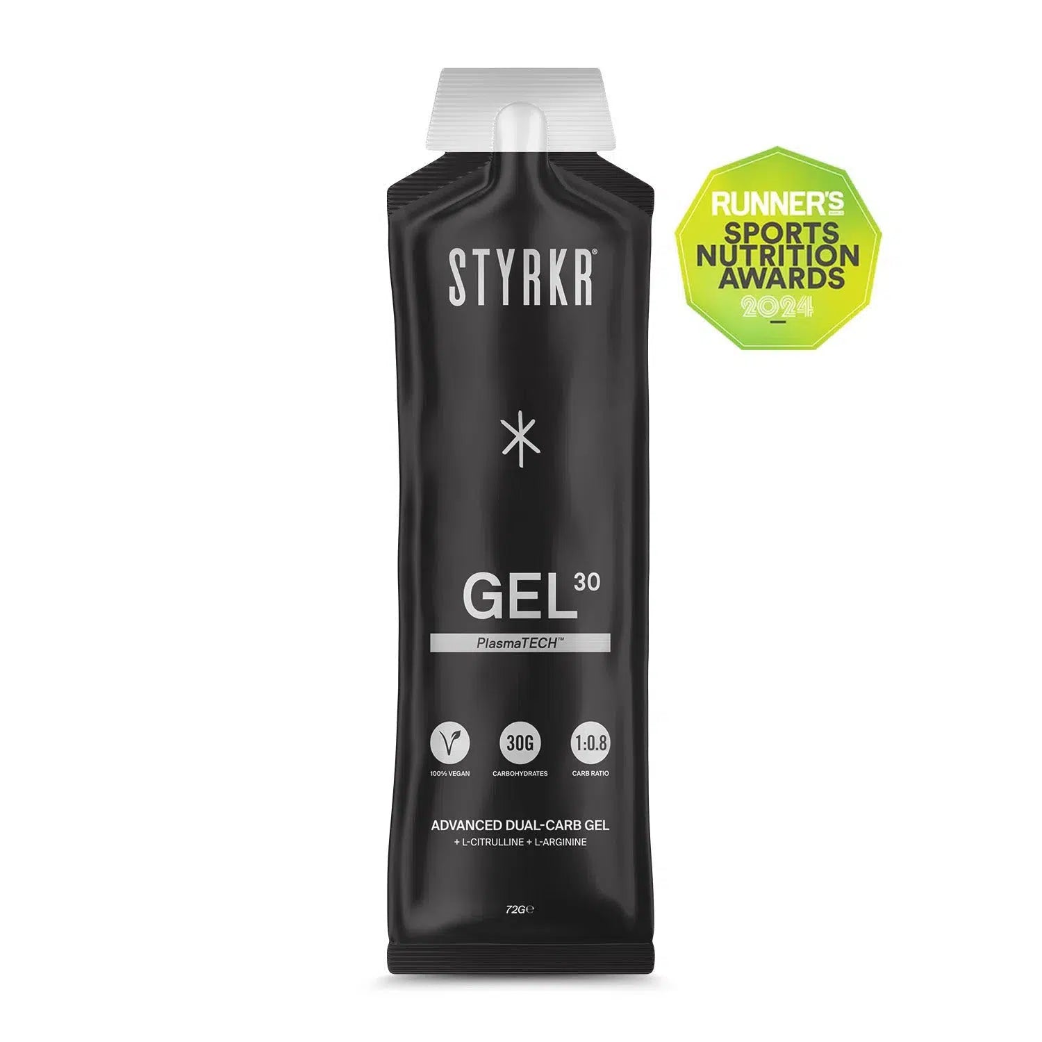 STYRKR Gel30 Dual-Carb Energiegel Doos (12x72gr)