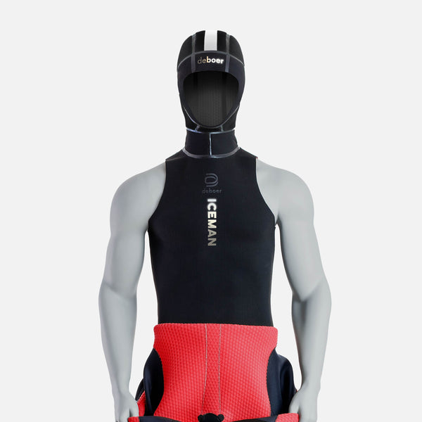 deBoer Iceman 4.0 hooded vest neopreen mannen