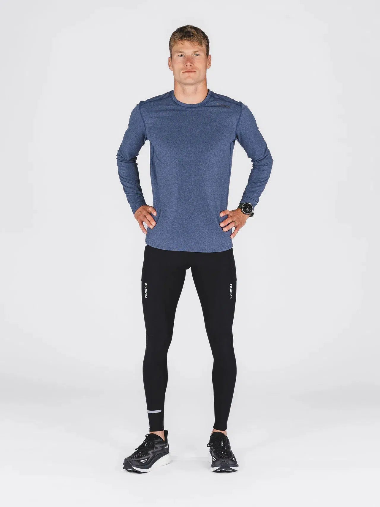 Fusion C3 Hardloopshirt Midlayer Lange Mouwen Heren