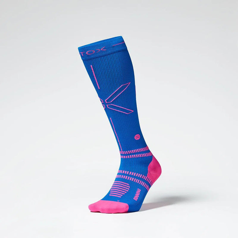Blauw - Roze / W1 (30cm-34cm)