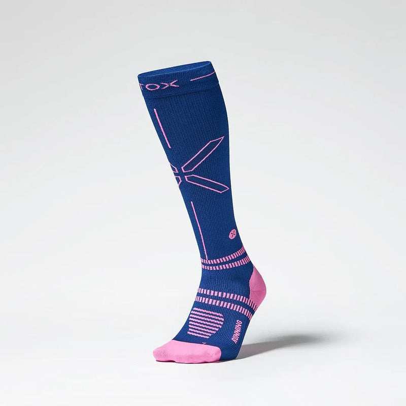 Donker Blauw. - Roze / W1 (30cm-34cm)
