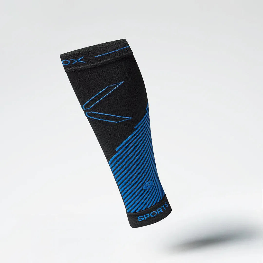 Stox Calf Sleeves Heren Zwart - Blauw