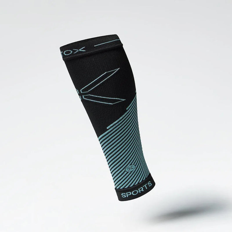 Stox Calf Sleeves Dames Zwart - Aqua