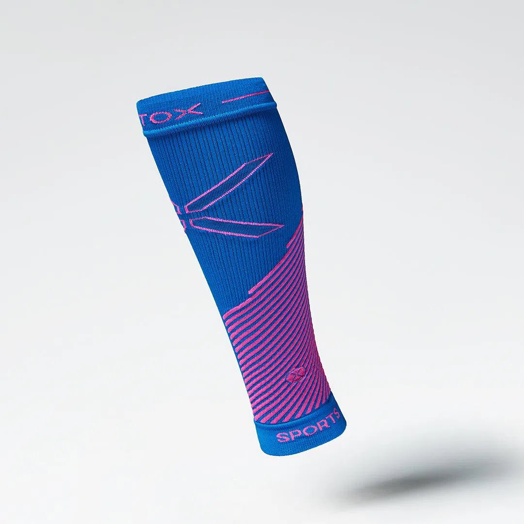 Stox Calf Sleeves Dames Blauw - Roze