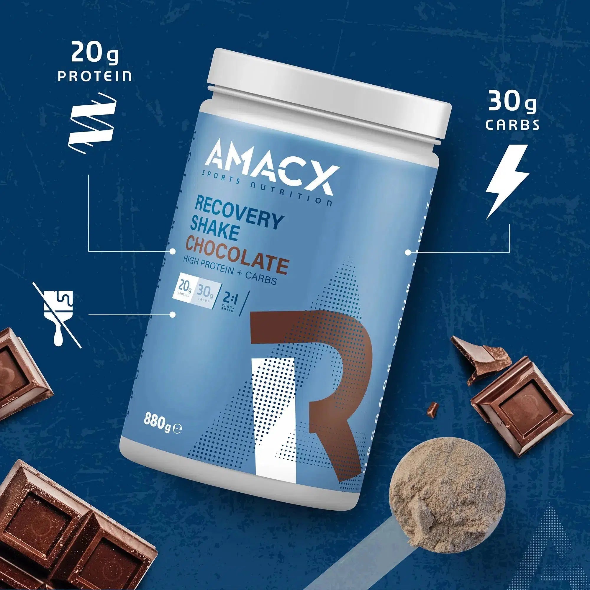 Amacx Recovery Shake Hersteldrank (880gr)