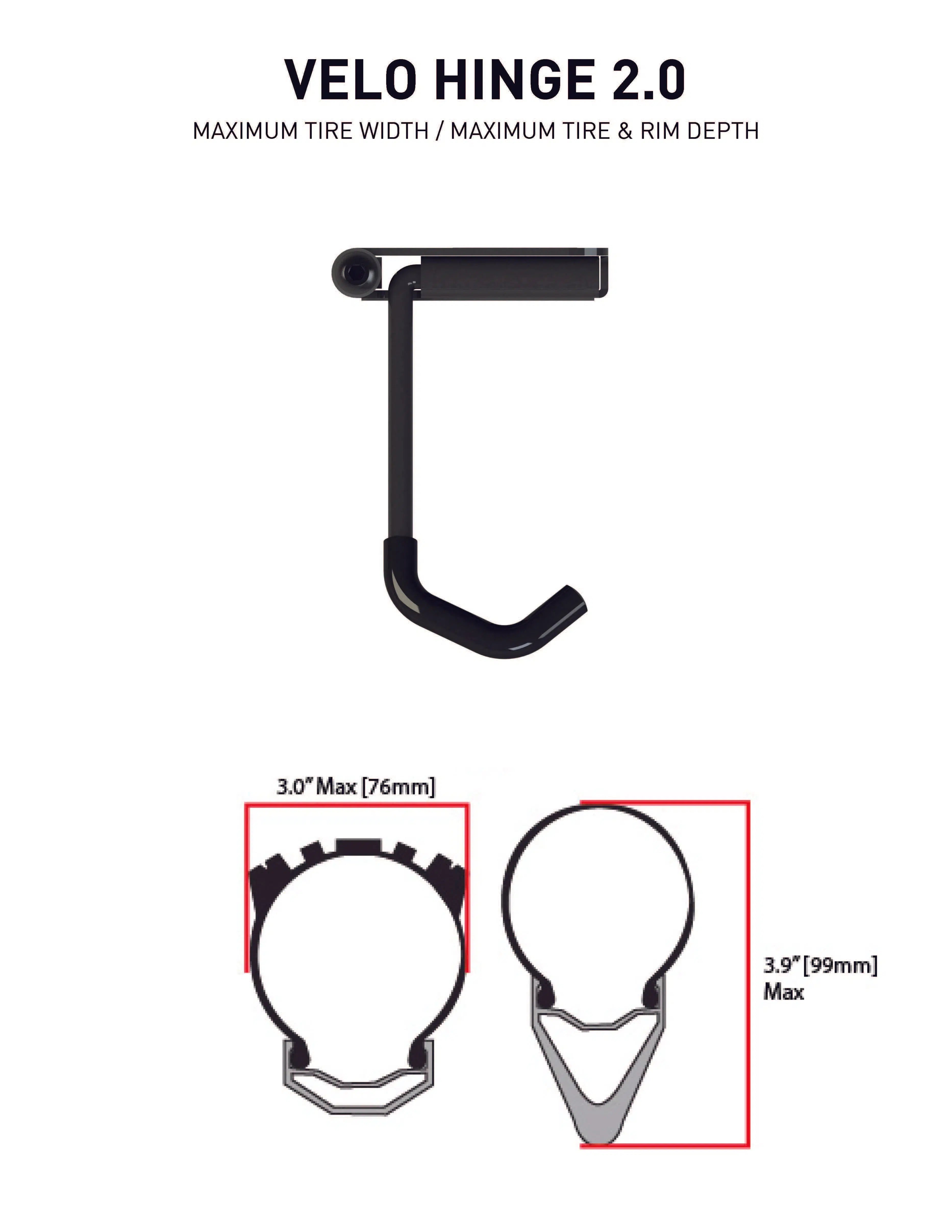 Feedback Sports Velo Hinge 2.0 Draaibare Fietshaak