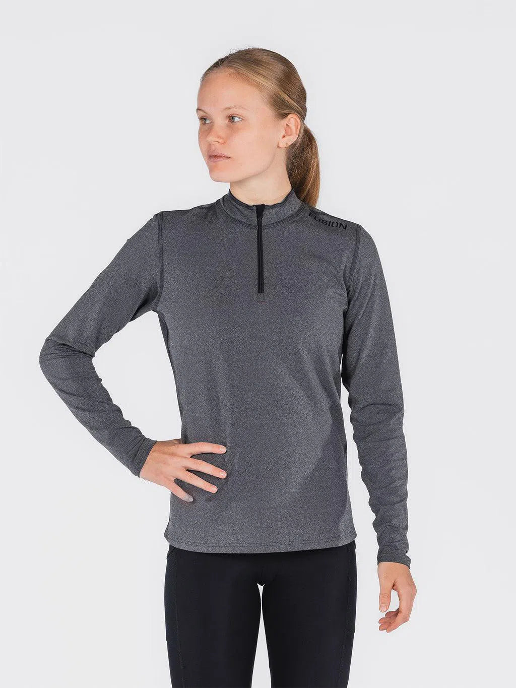 Fusion C3 Zip Neck Dames