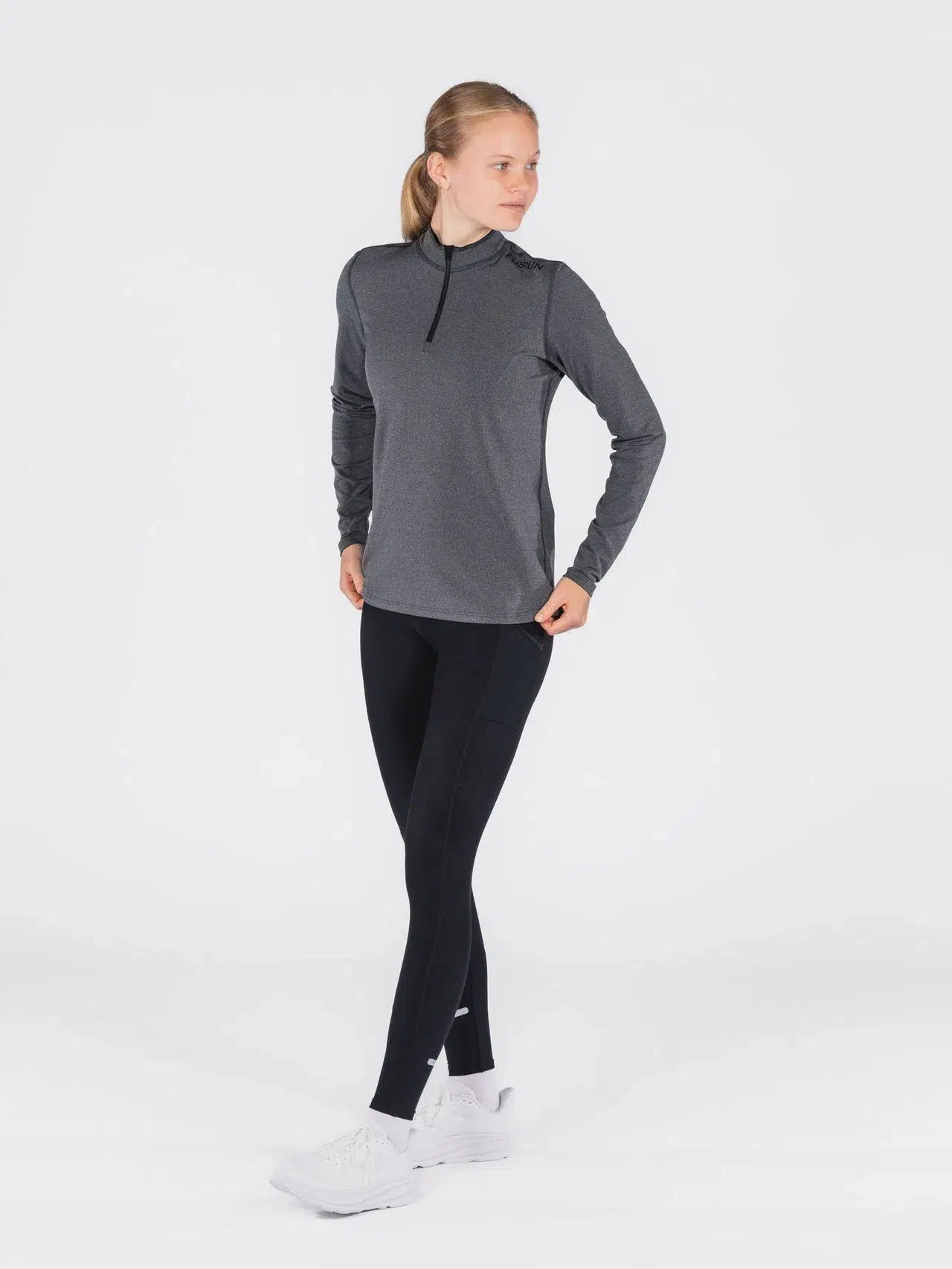 Fusion C3 Zip Neck Dames