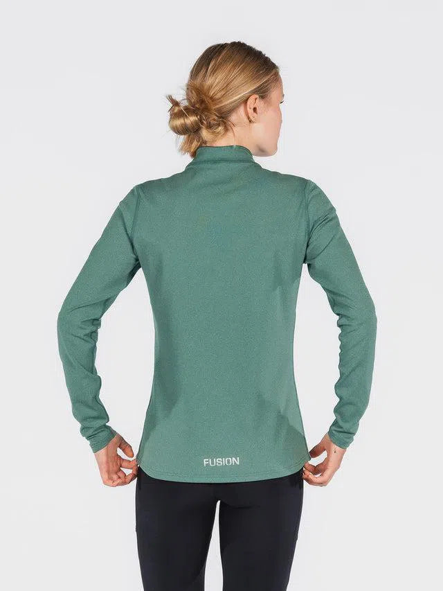 Fusion C3 Zip Neck Dames