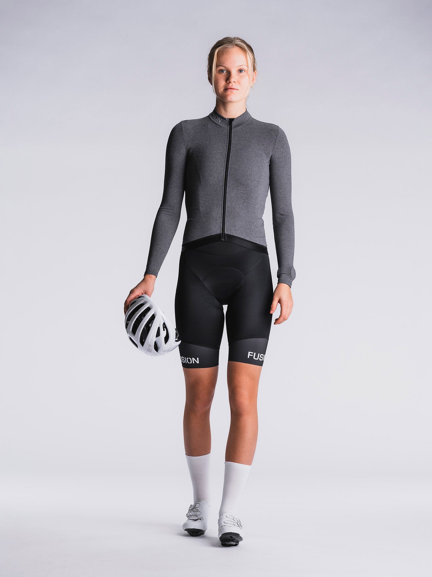 Fusion Leichtes Radtrikot Langarm Damen