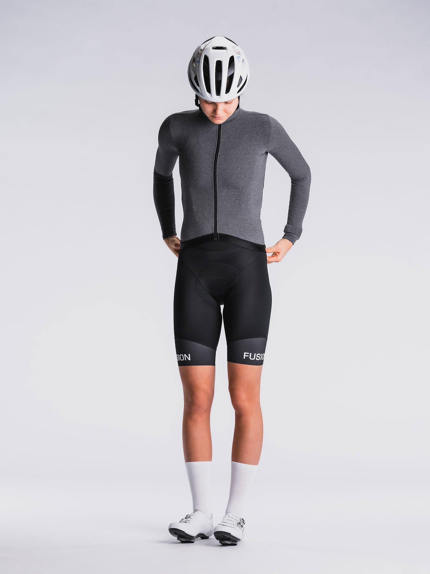 Fusion Leichtes Radtrikot Langarm Damen