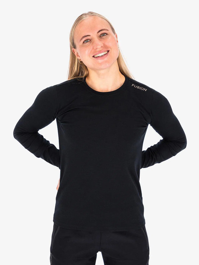 Fusion Merino 220 Shirt Lange Mouwen  Dames