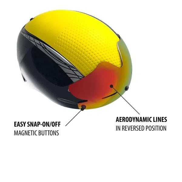 Cadomotus A2 Snap-on vizier fietshelm