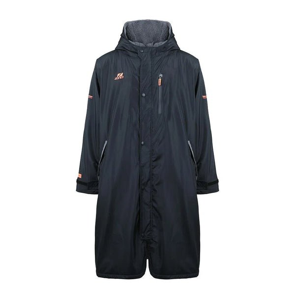 Zone3 Oversized Heat Tech Polar Fleece Recycled Parka Robe Jacket