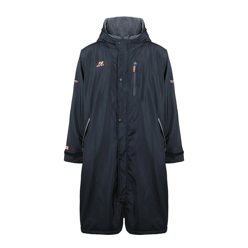 Zone3 Oversized Heat Tech Polar Fleece Recycled Parka Robe Jacket