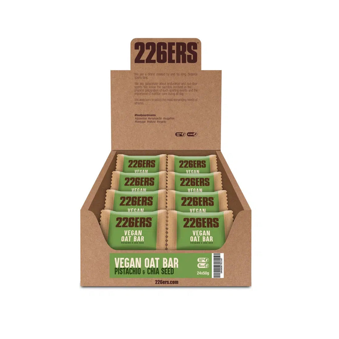 226ERS Vegan Oat Bar Energiereep Doos (24x50gr)