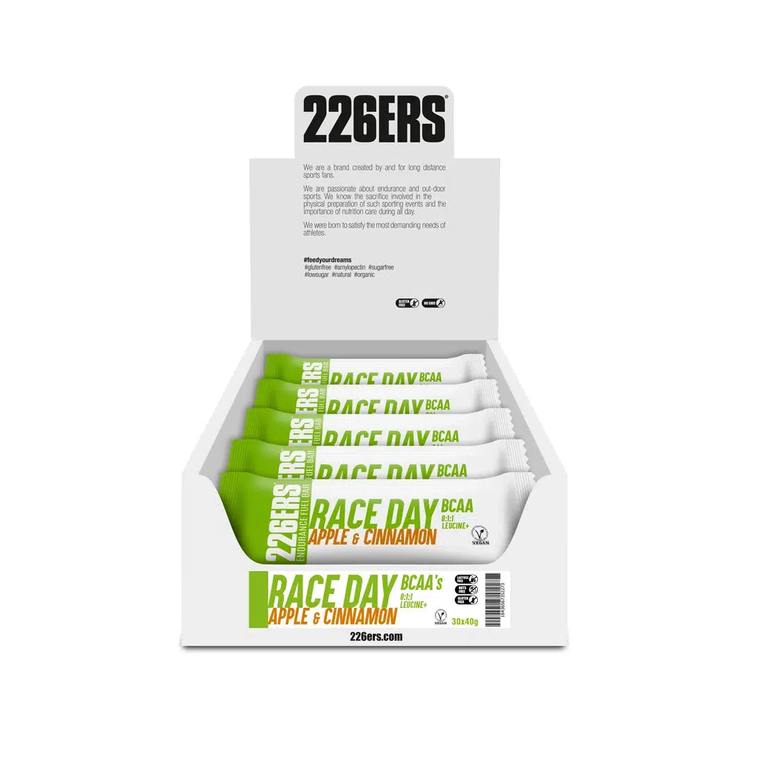 226ERS Race Day Bar BCAAs Energiereep Doos (30x40gr)