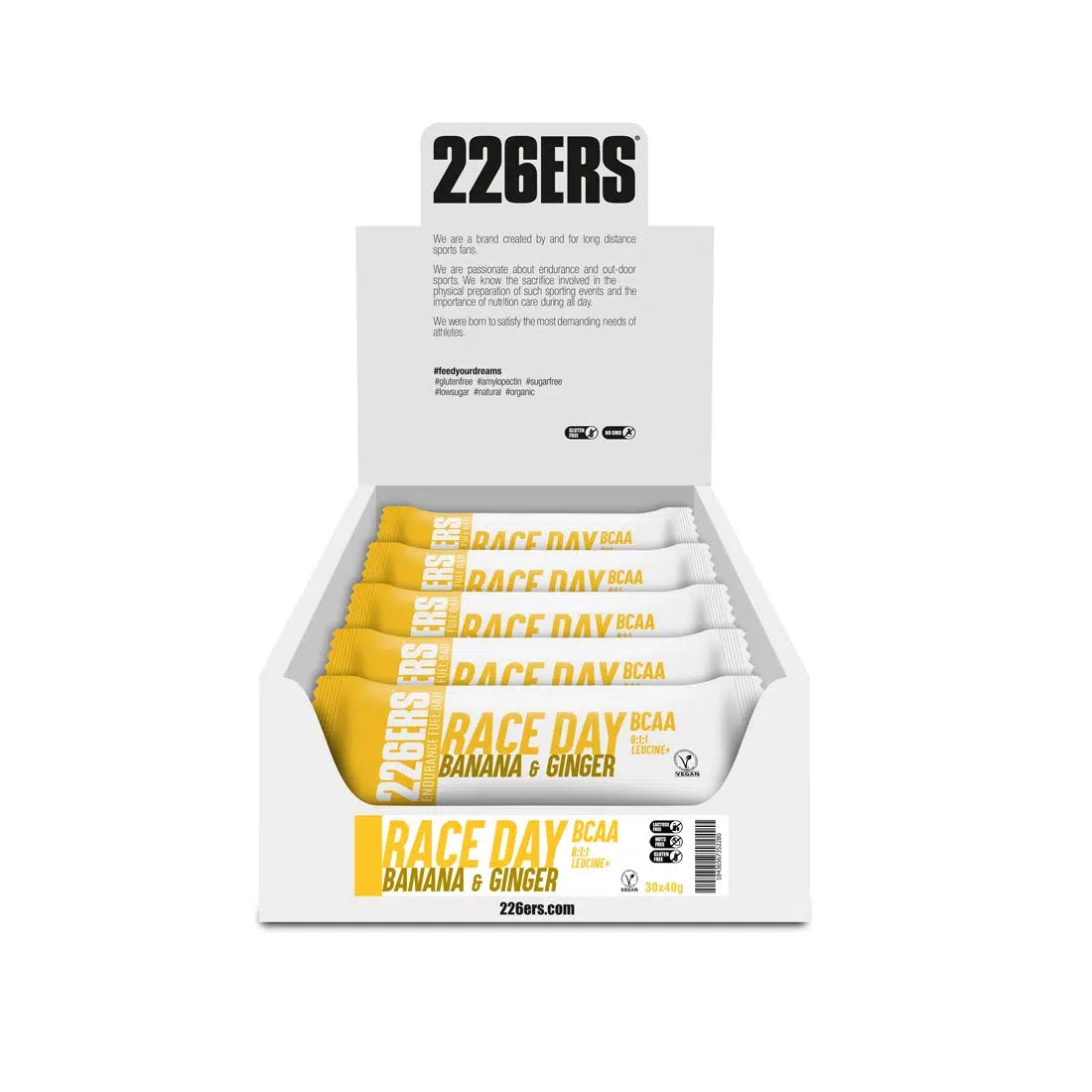 226ERS Race Day Bar BCAAs Energiereep Doos (30x40gr)