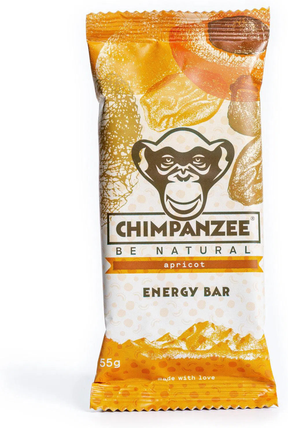 Chimpanzee Energiereep Doos (20x55gr) Abrikoos