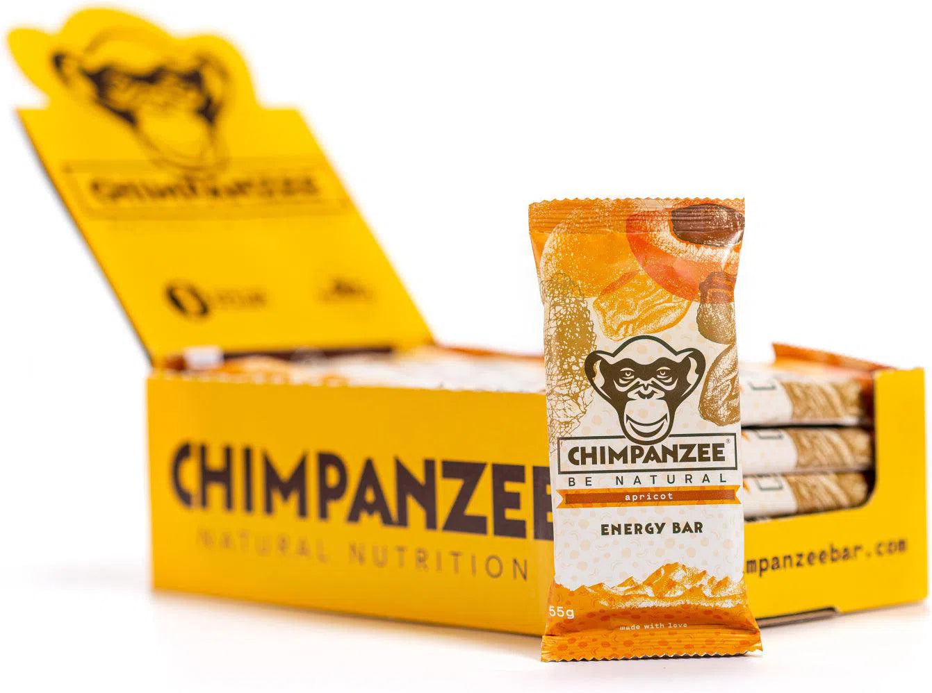 Chimpanzee Energiereep Doos (20x55gr) Abrikoos