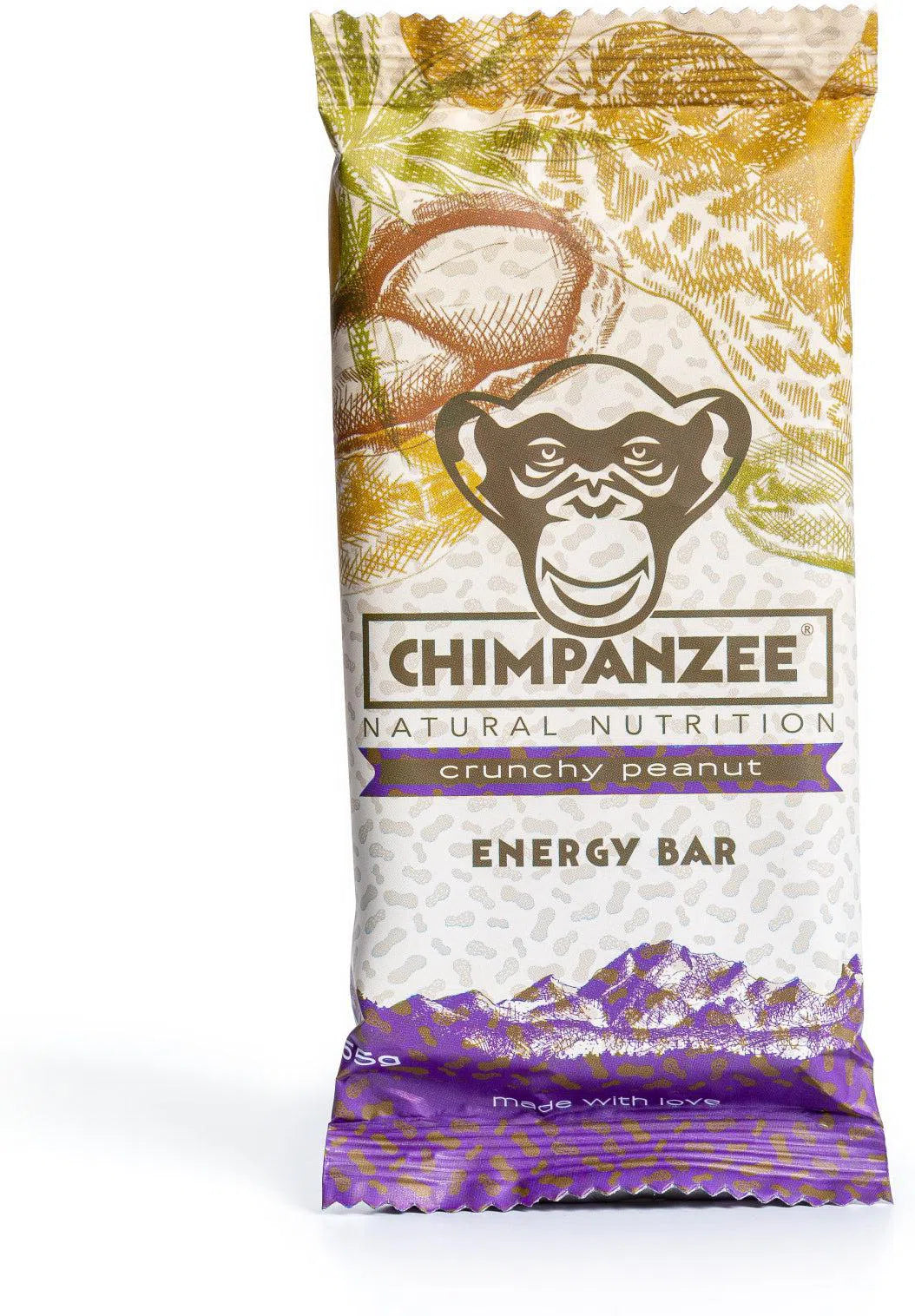 Chimpanzee Energiereep Doos (20x55gr) Crunchy Peanut