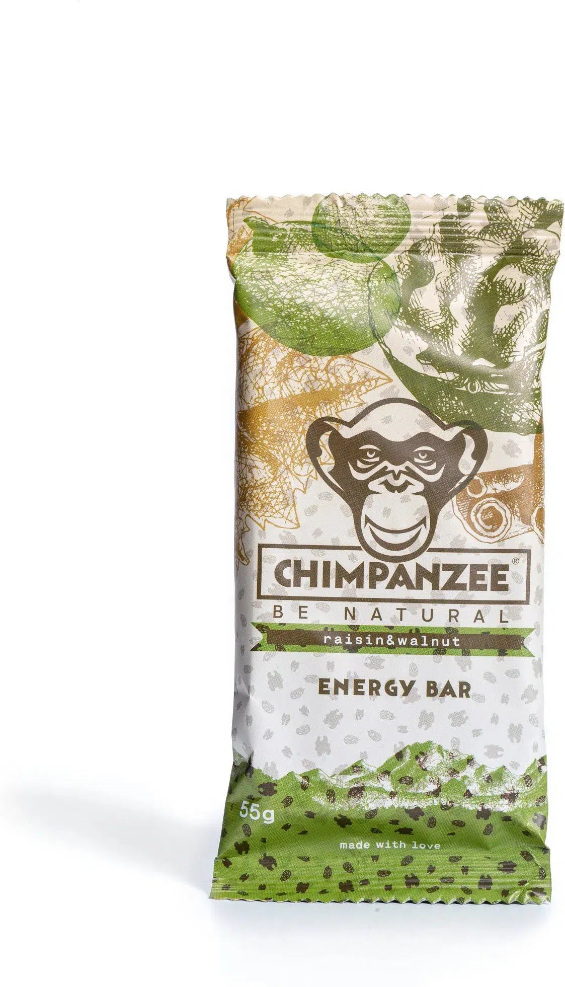 Chimpanzee Energiereep Doos (20x55gr) Rozijn - Walnoten